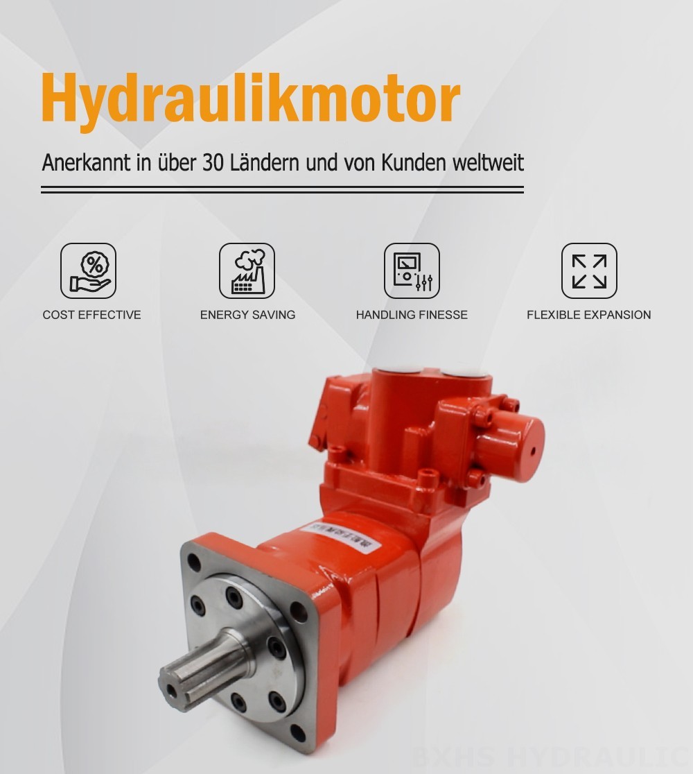 BM5_Handbetätigter Richtungssteuerventilmotor 160 cm³/U 75 l/min Hydromotor